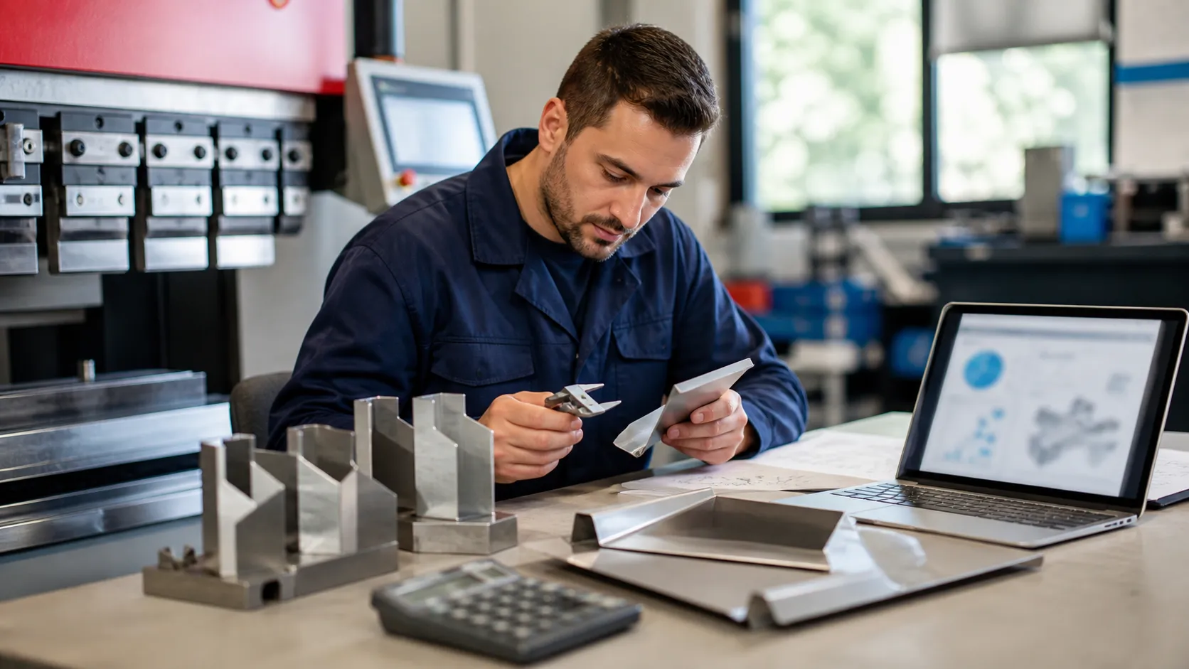 Press brake die selection tonnage calculations