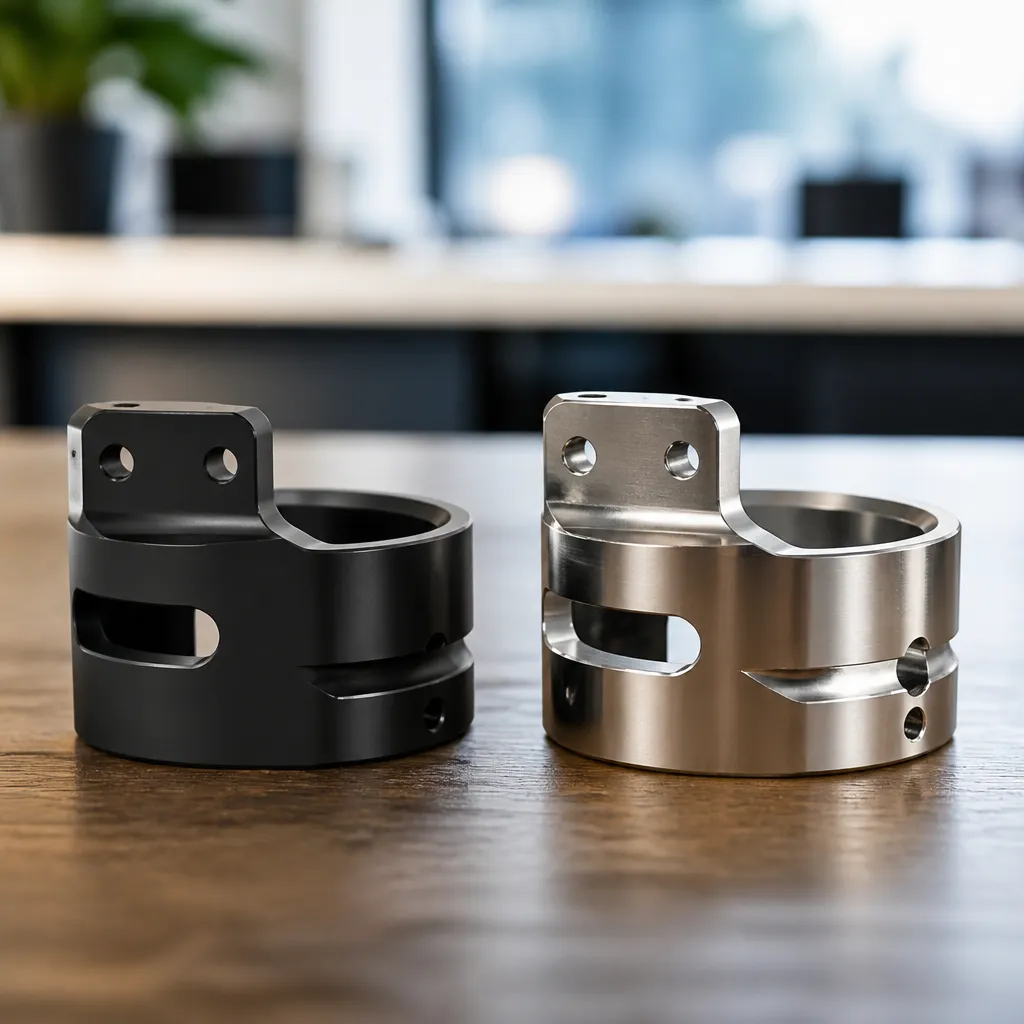 Hard-Anodized Aluminum vs 316L Steel Parts