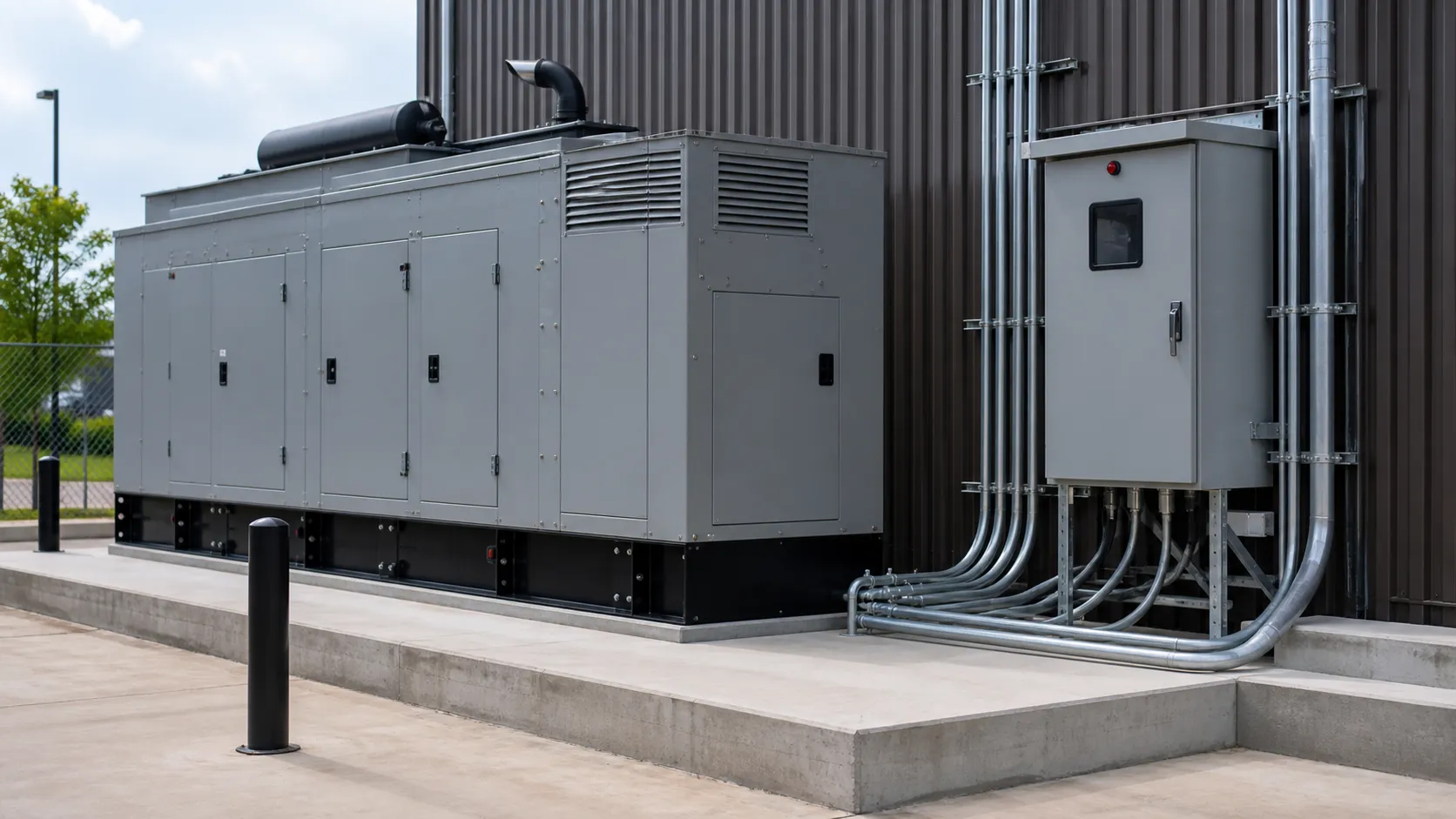 Turnkey commercial industrial backup power