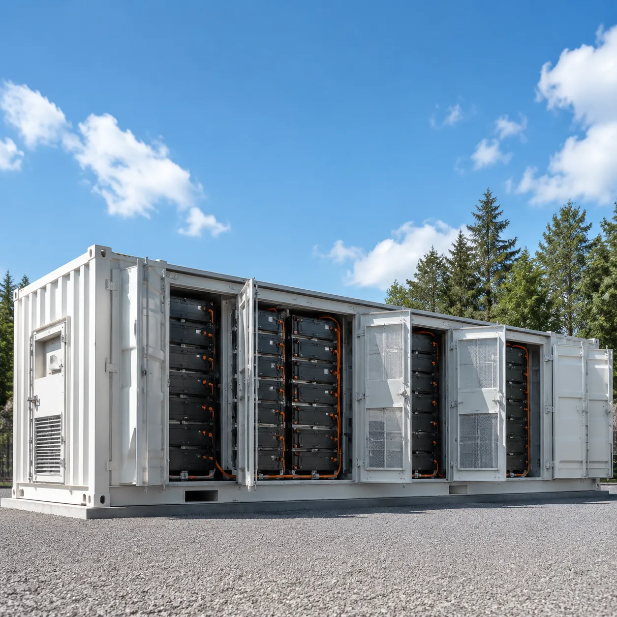 Certified 40ft battery energy storage system