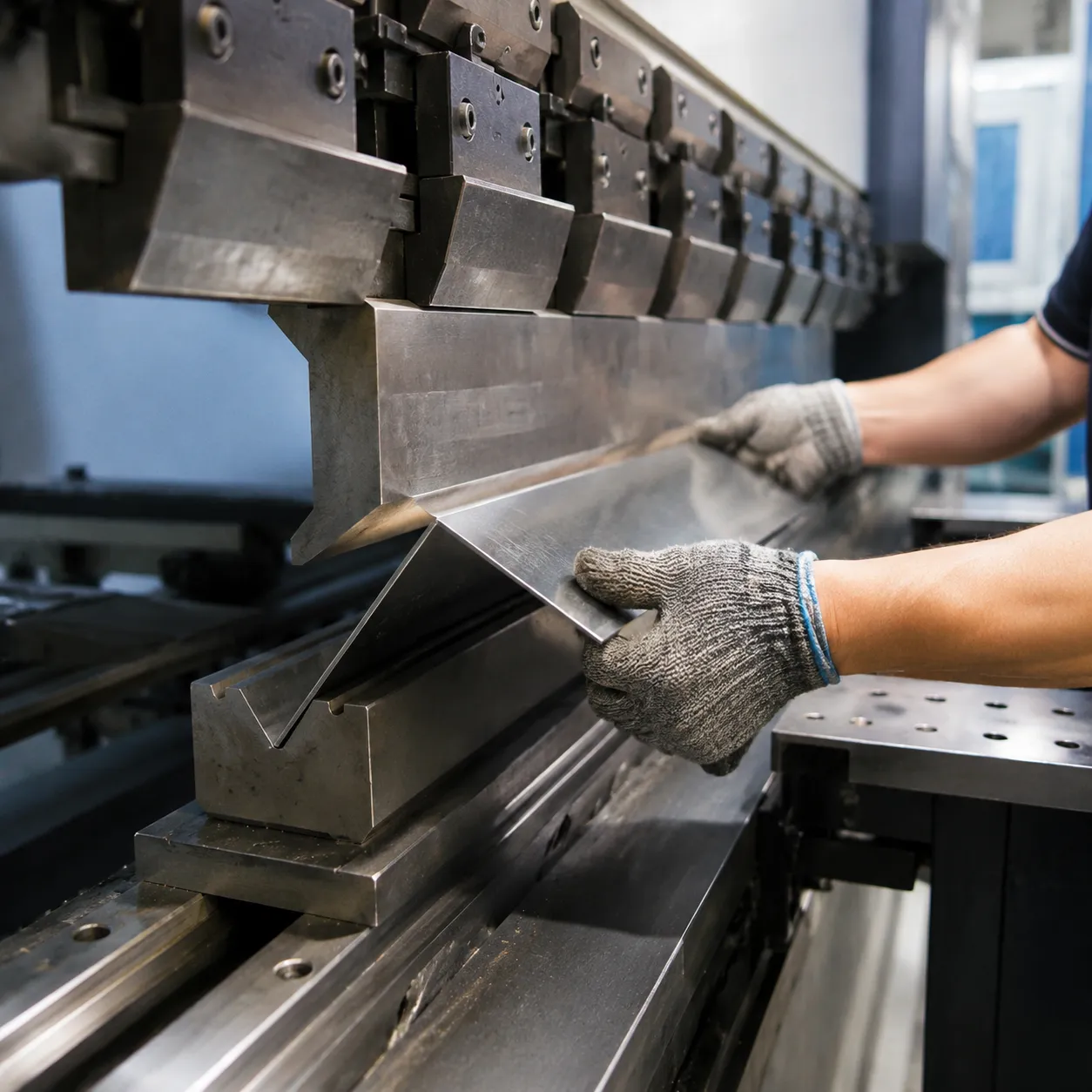 Press brake die angles by bending method