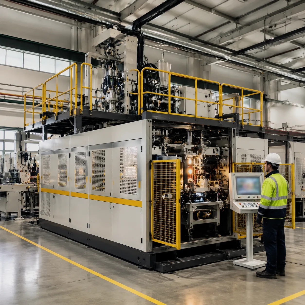 automatic pp blow molding machine for sale