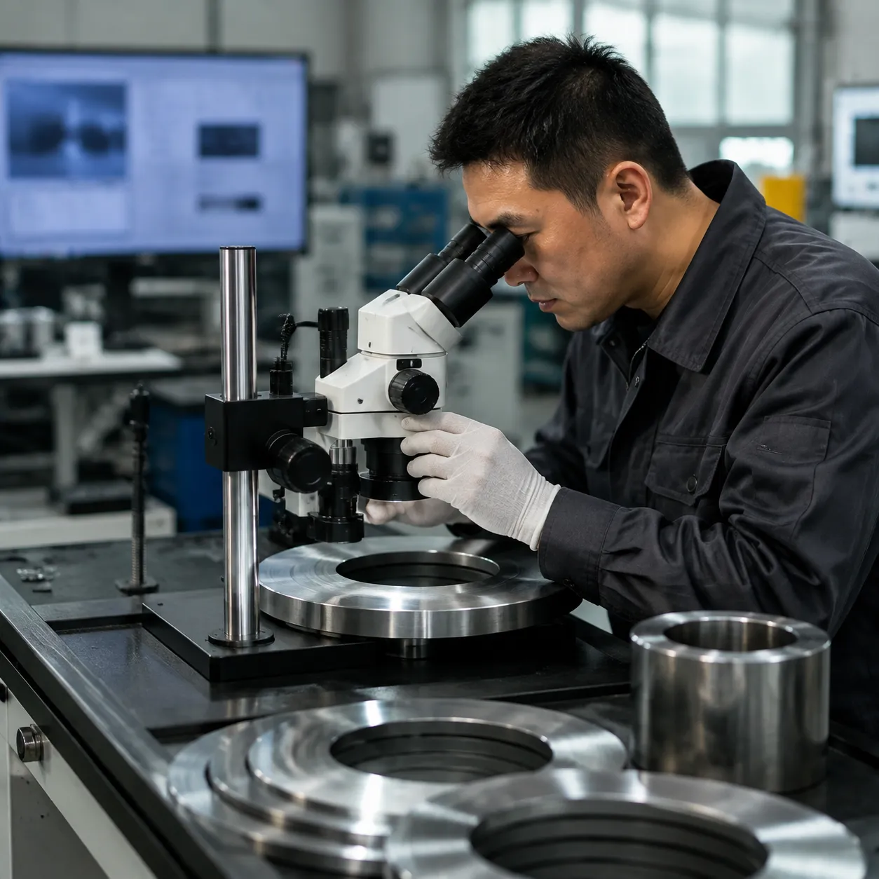 Precision slitter blade material quality control