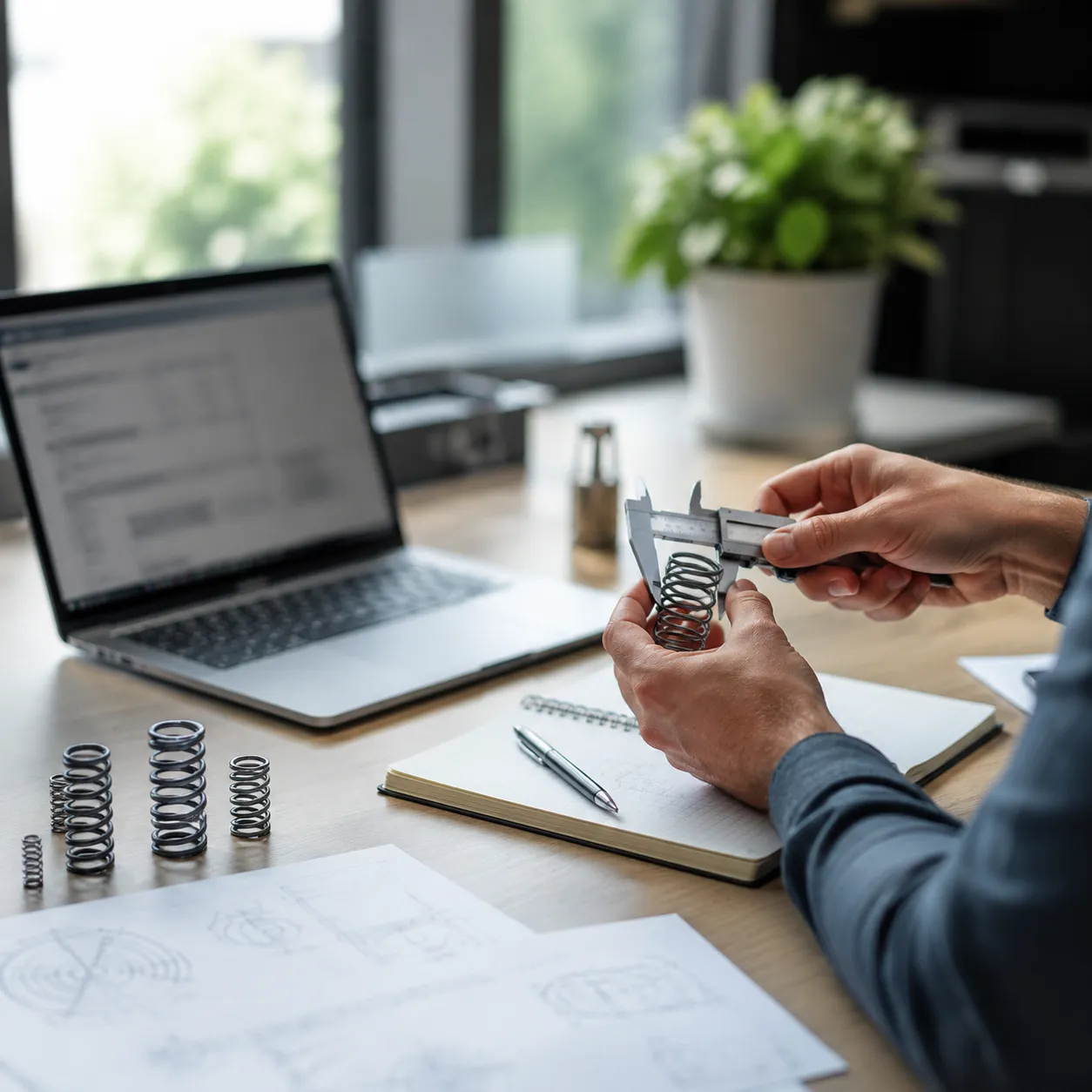 how to use a compression spring calculator