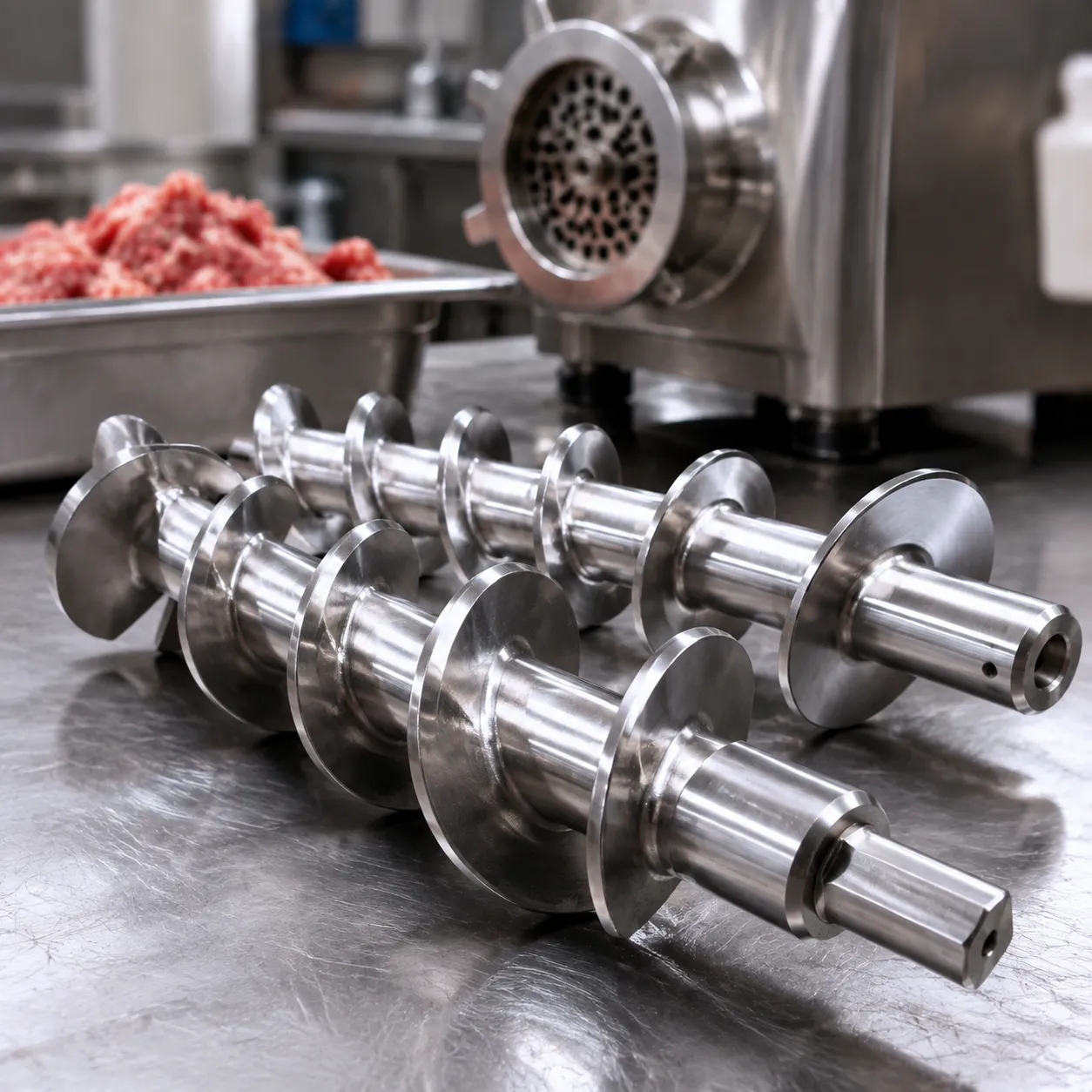 440C Grinder Augers for Meat Processing
