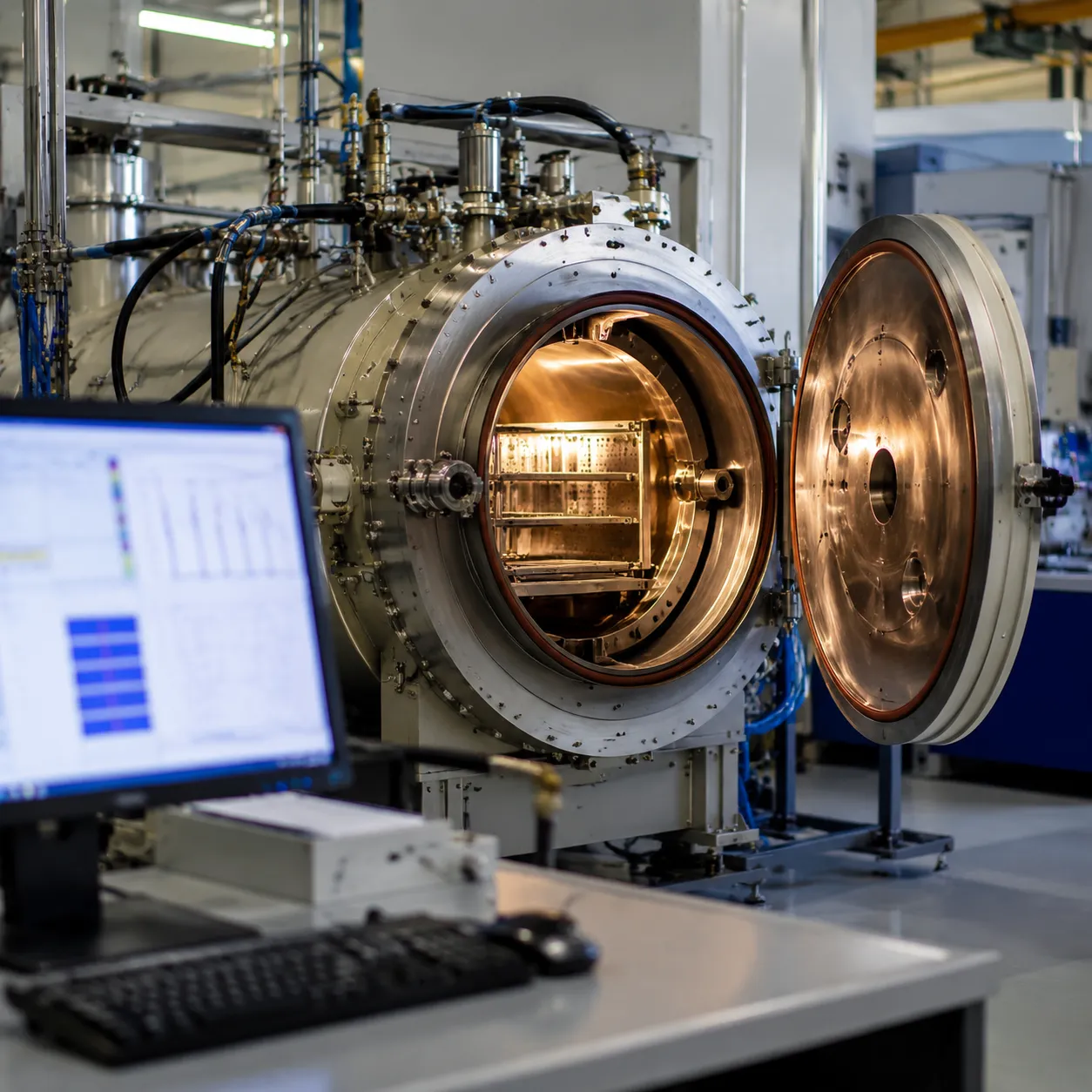 Heat transfer variables in a vacuum furnace