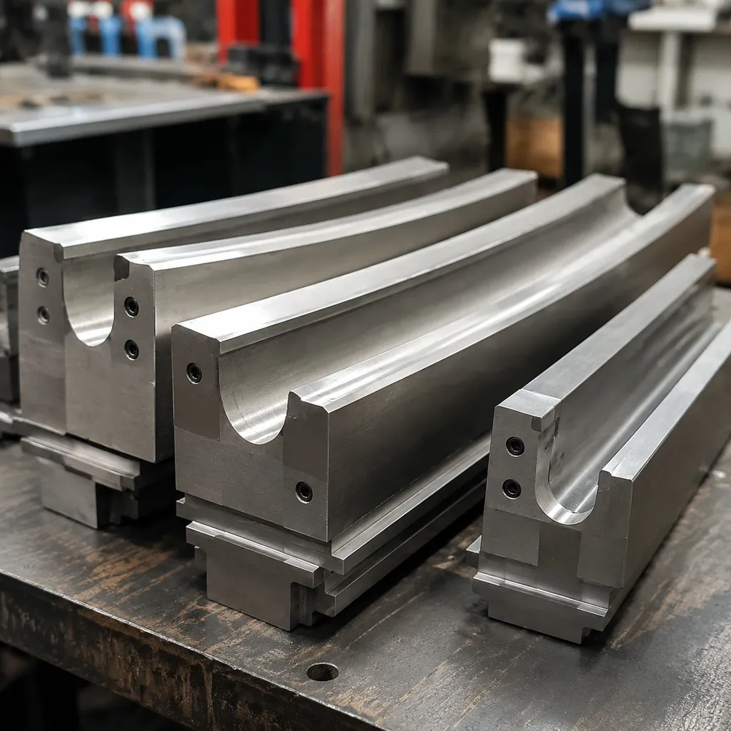 Custom polyurethane radius press brake tooling