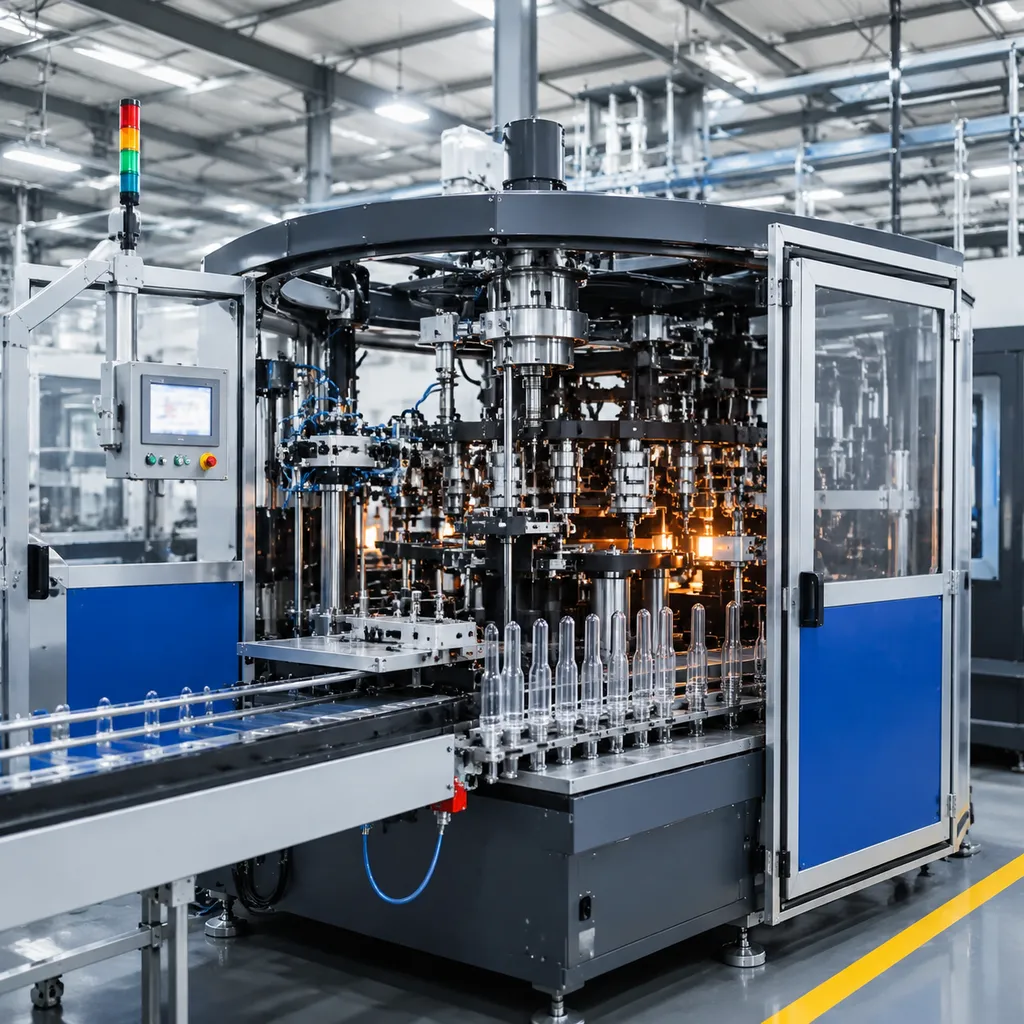 PET HDPE automatic rotary blow molding machine