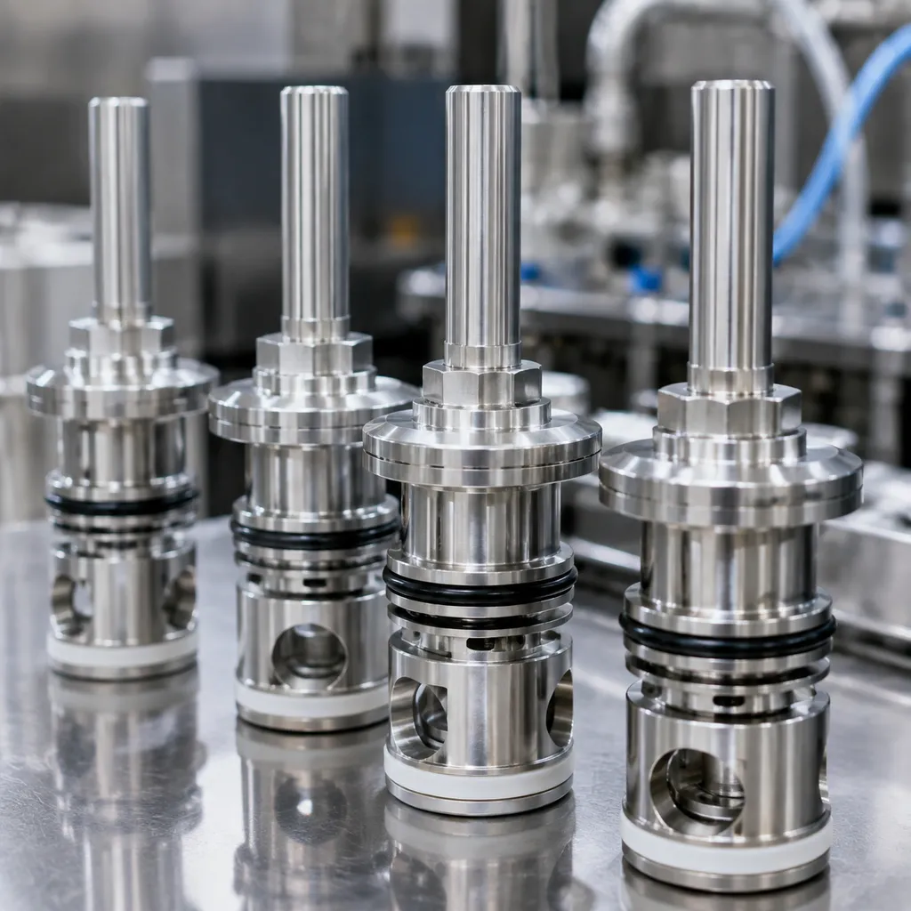 316L Piston Assemblies for Yogurt Filling Machines