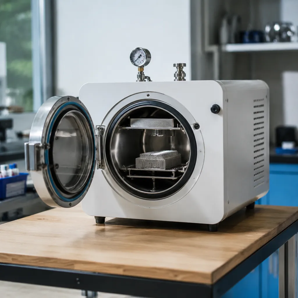 Benchtop vacuum furnace for sintering and brazing