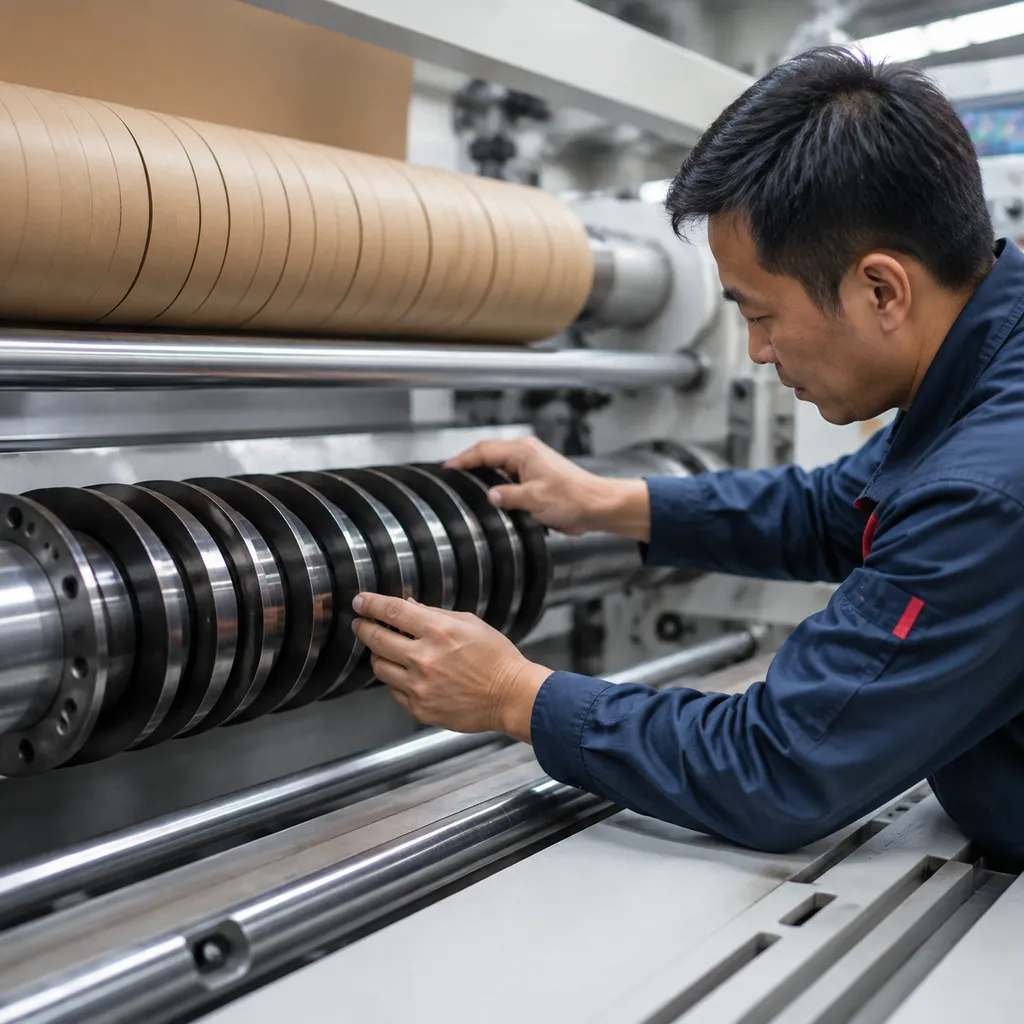 corrugated paper slitting knife maintenance