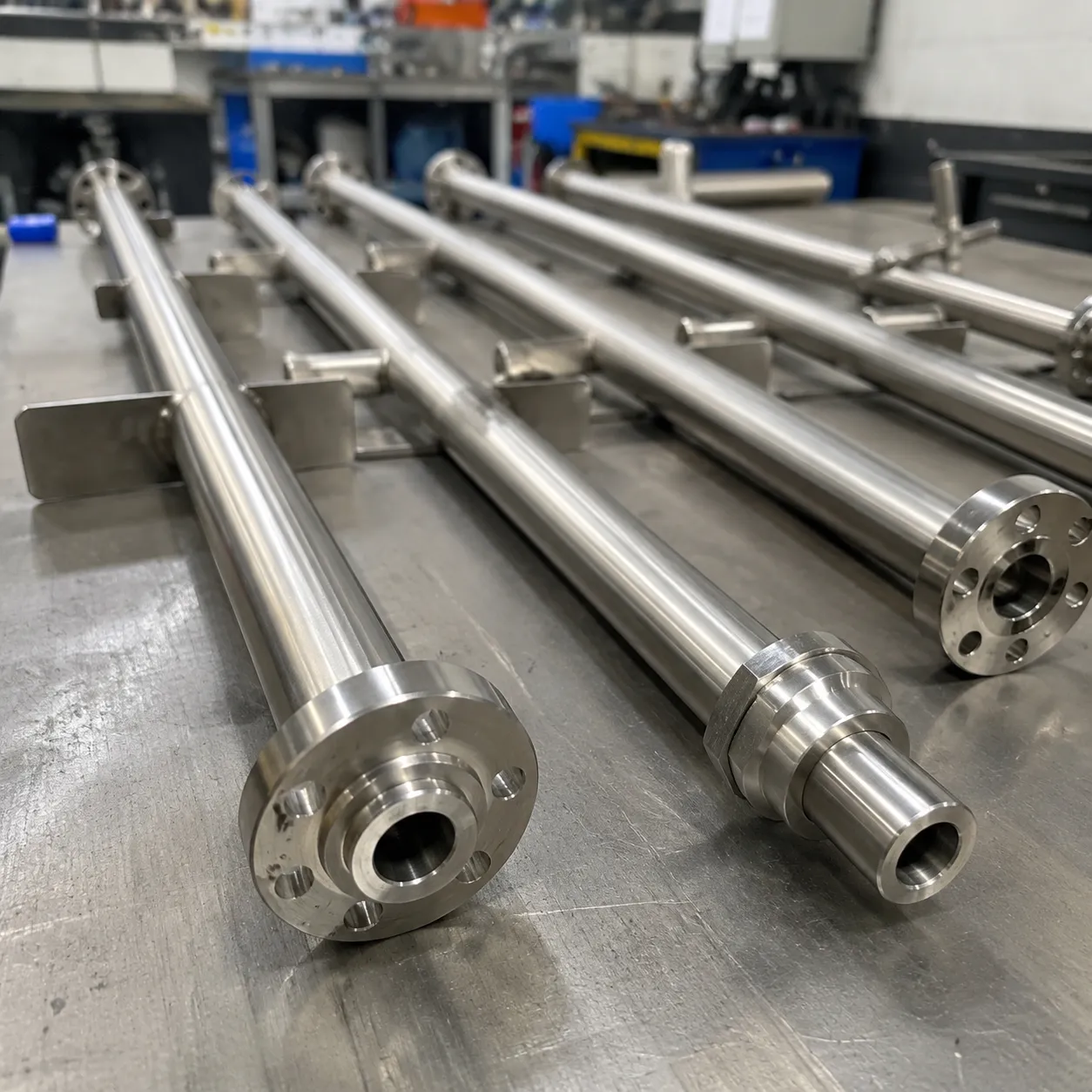 Precision 316L Agitator Shafts for Cheese Vats