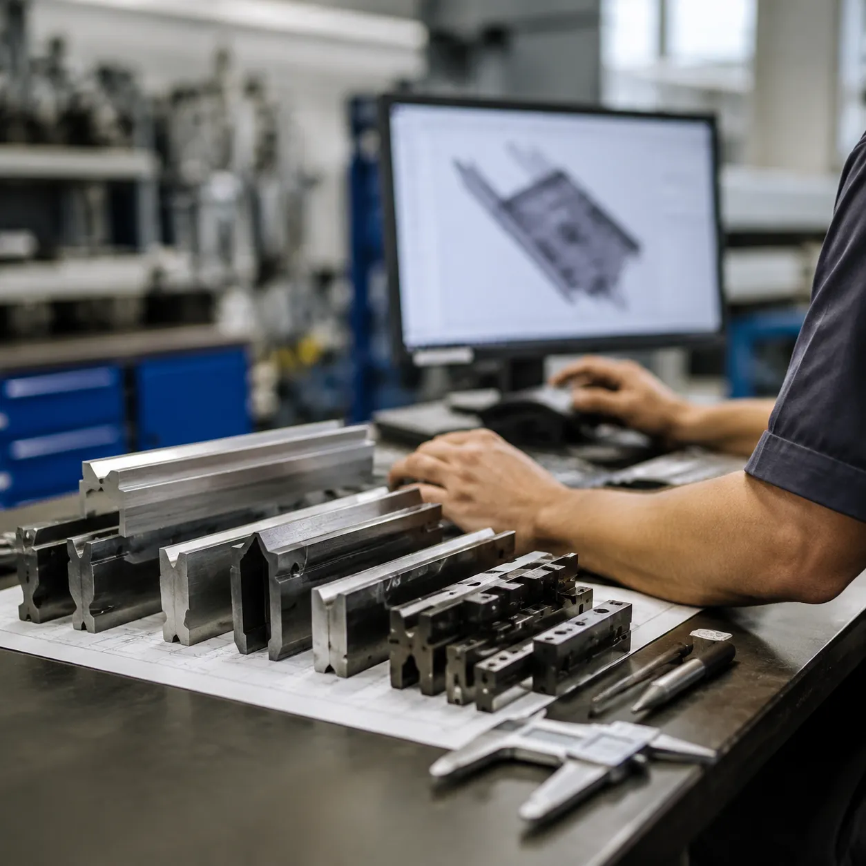custom press brake die set engineering workflow