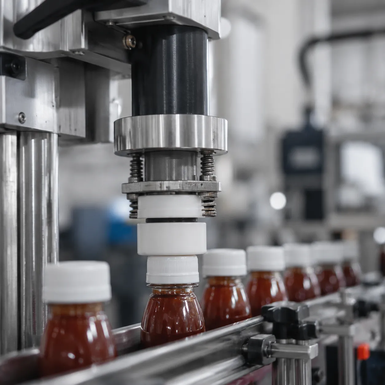 Accurate Cam Profiles Direct Capping Motion.