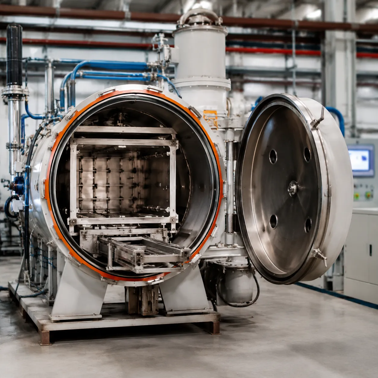 How vacuum furnace works main components