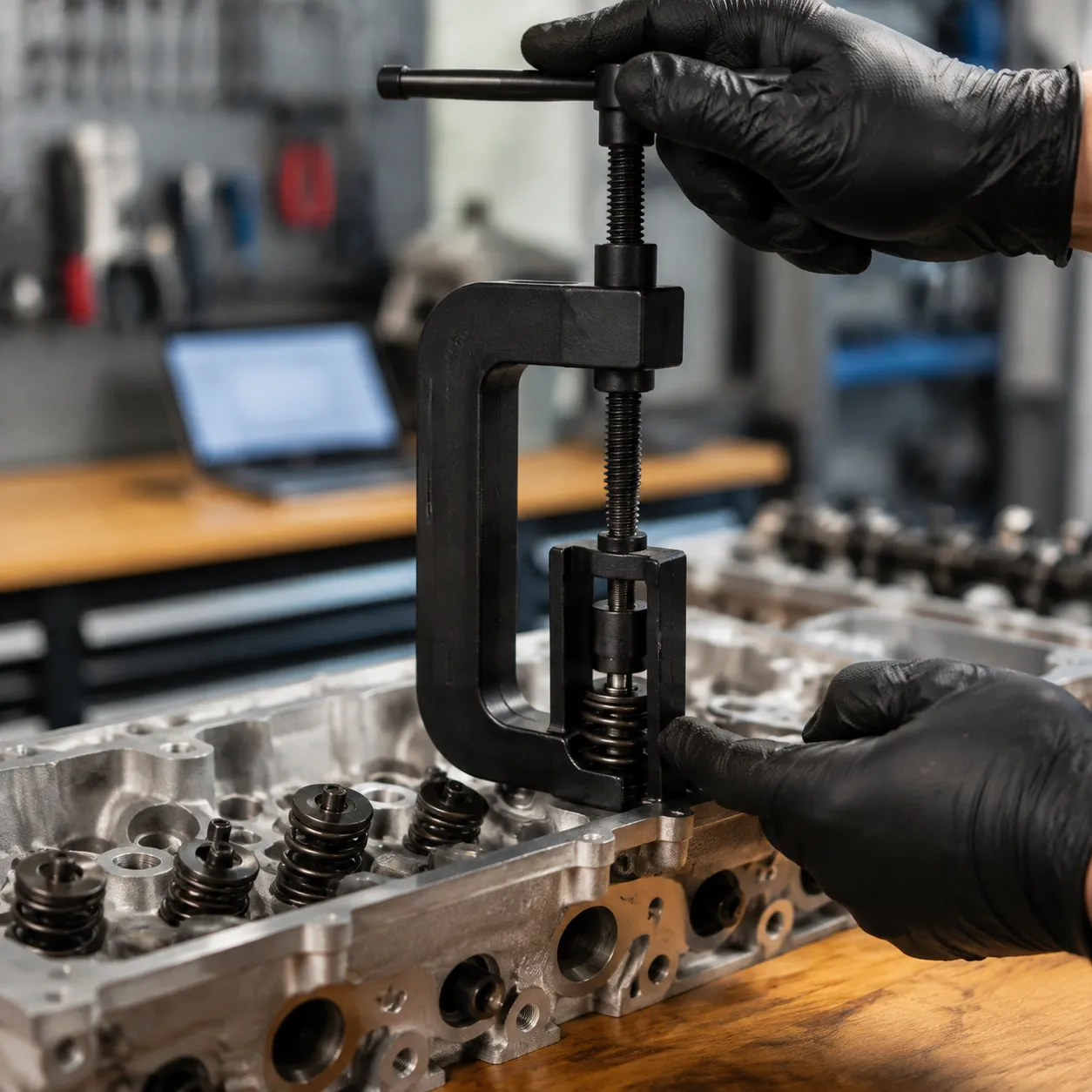 choosing compression valve spring compressor