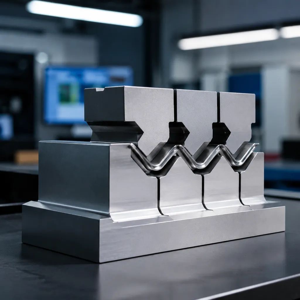 3D bending simulation multi bend press brake die