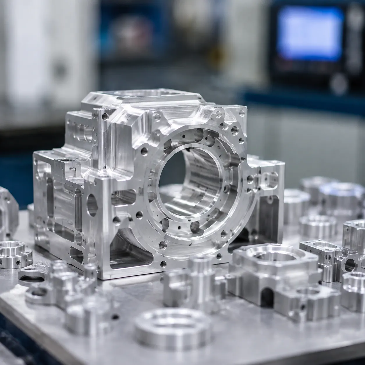 Complex 6061 Aluminum CNC Parts for Packaging
