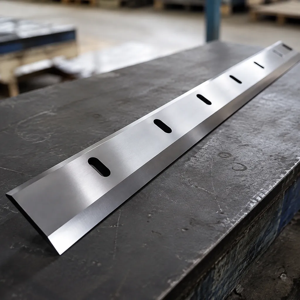 Precision industrial textile bottom slitter blade