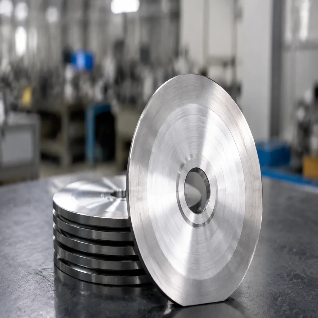 Coated industrial foil slitter blade
