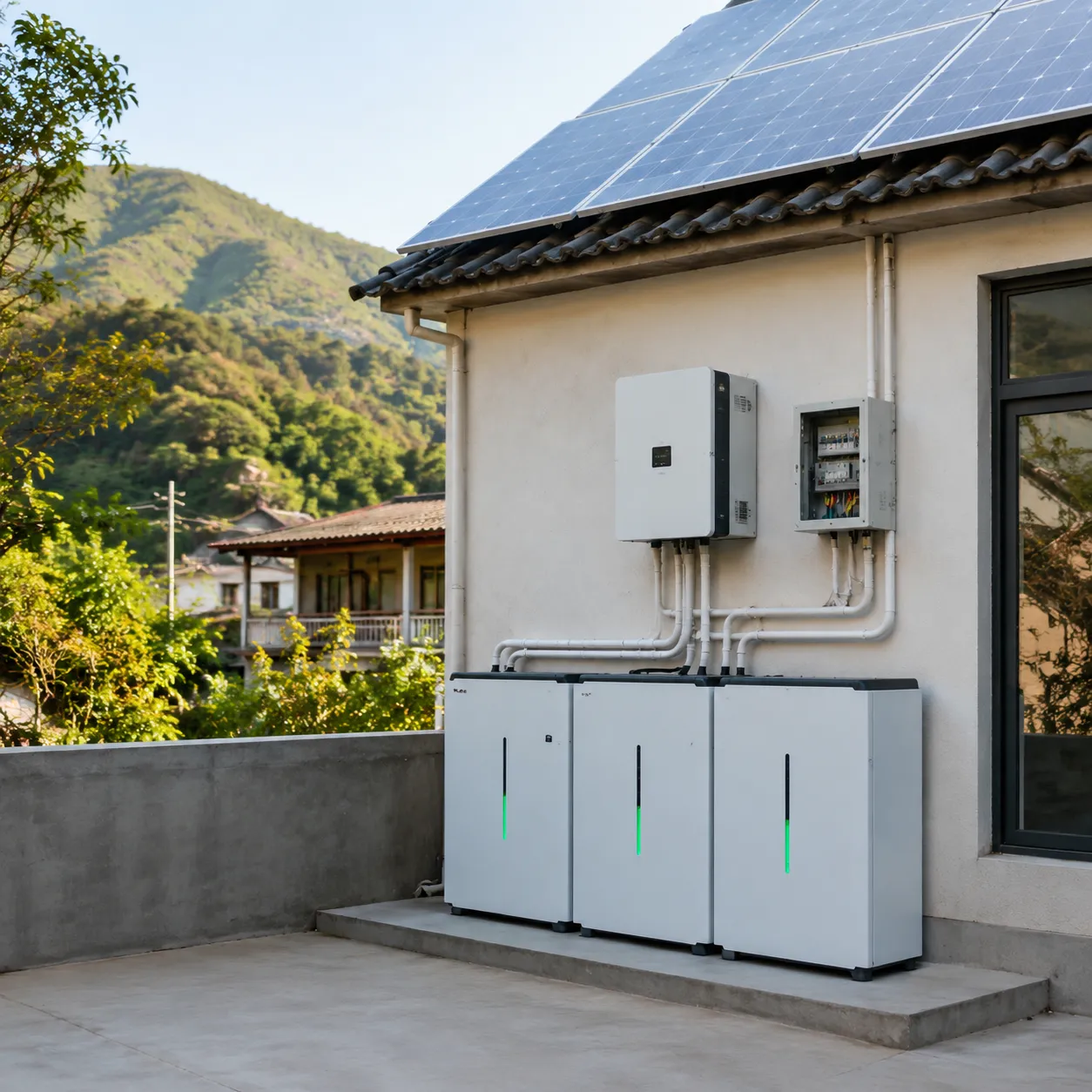 China off-grid solar battery storage system