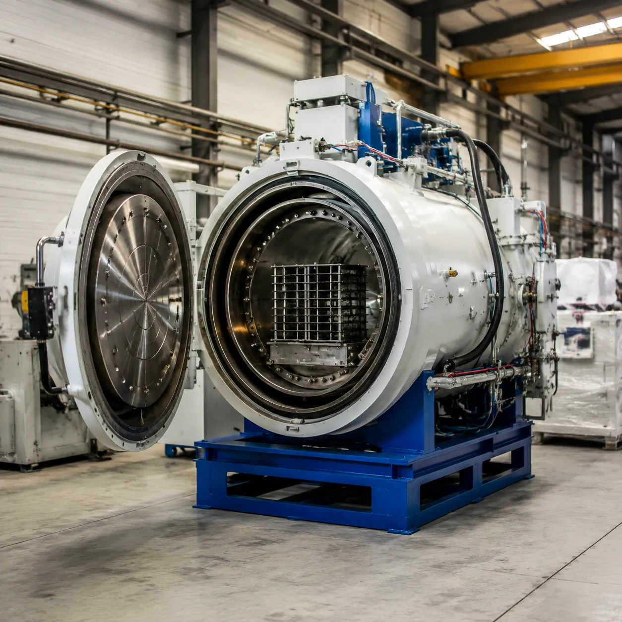 Industrial quick quench vacuum furnace
