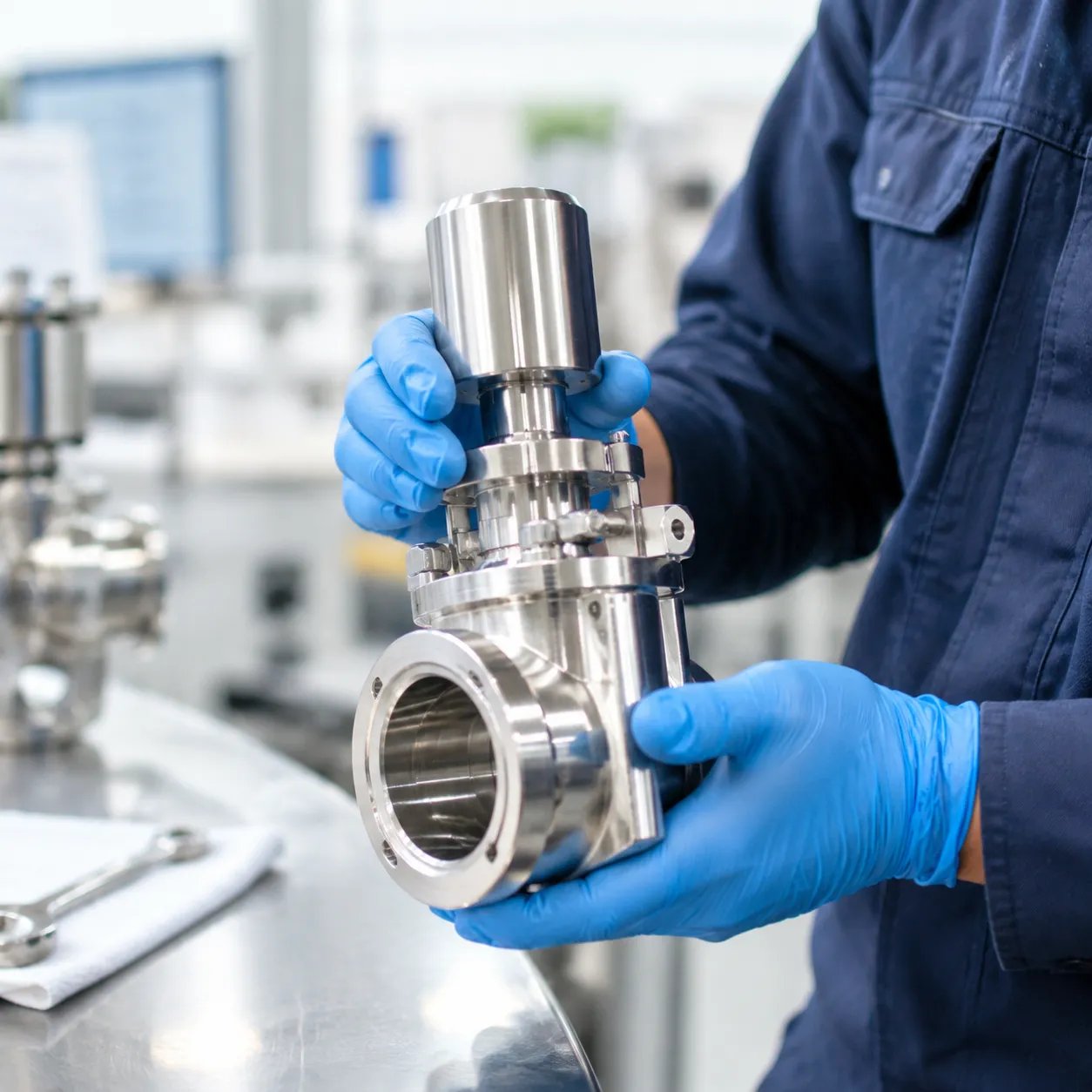 Electropolished 316L Filling Valve Maintenance