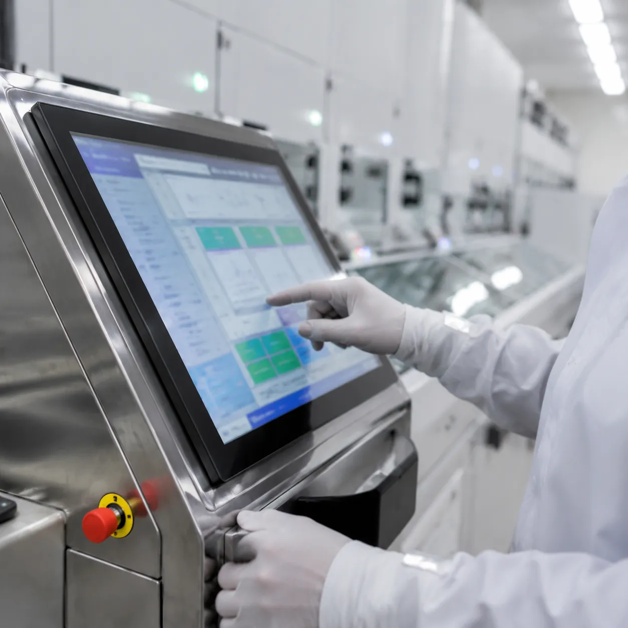 semiconductor wet bench process control HMI