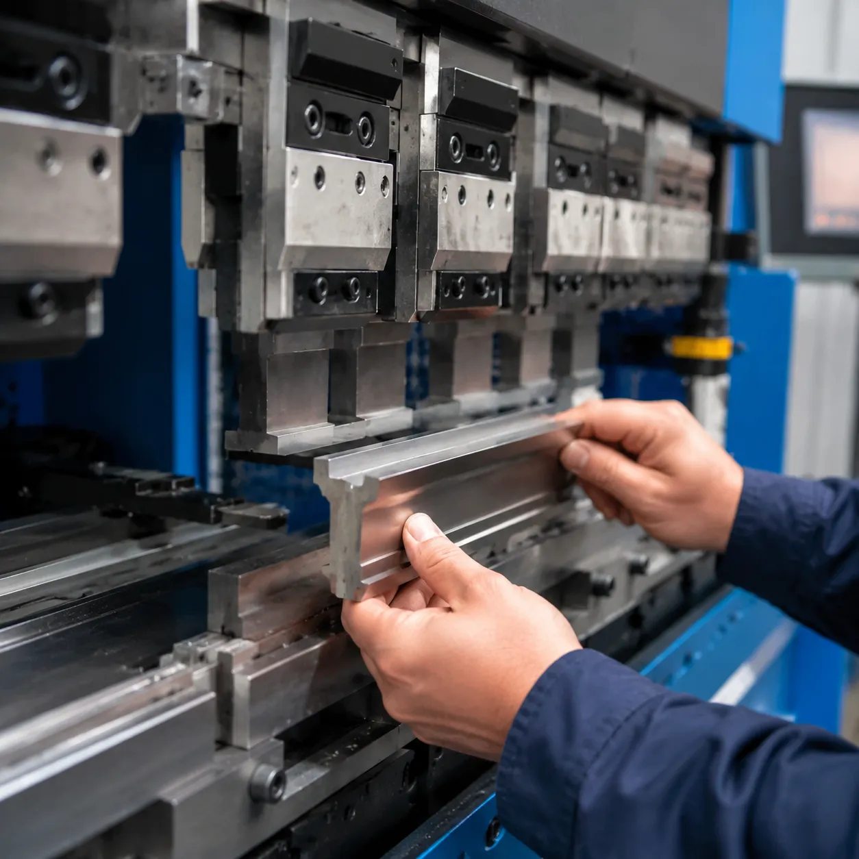 Non-marking aluminum press brake die selection