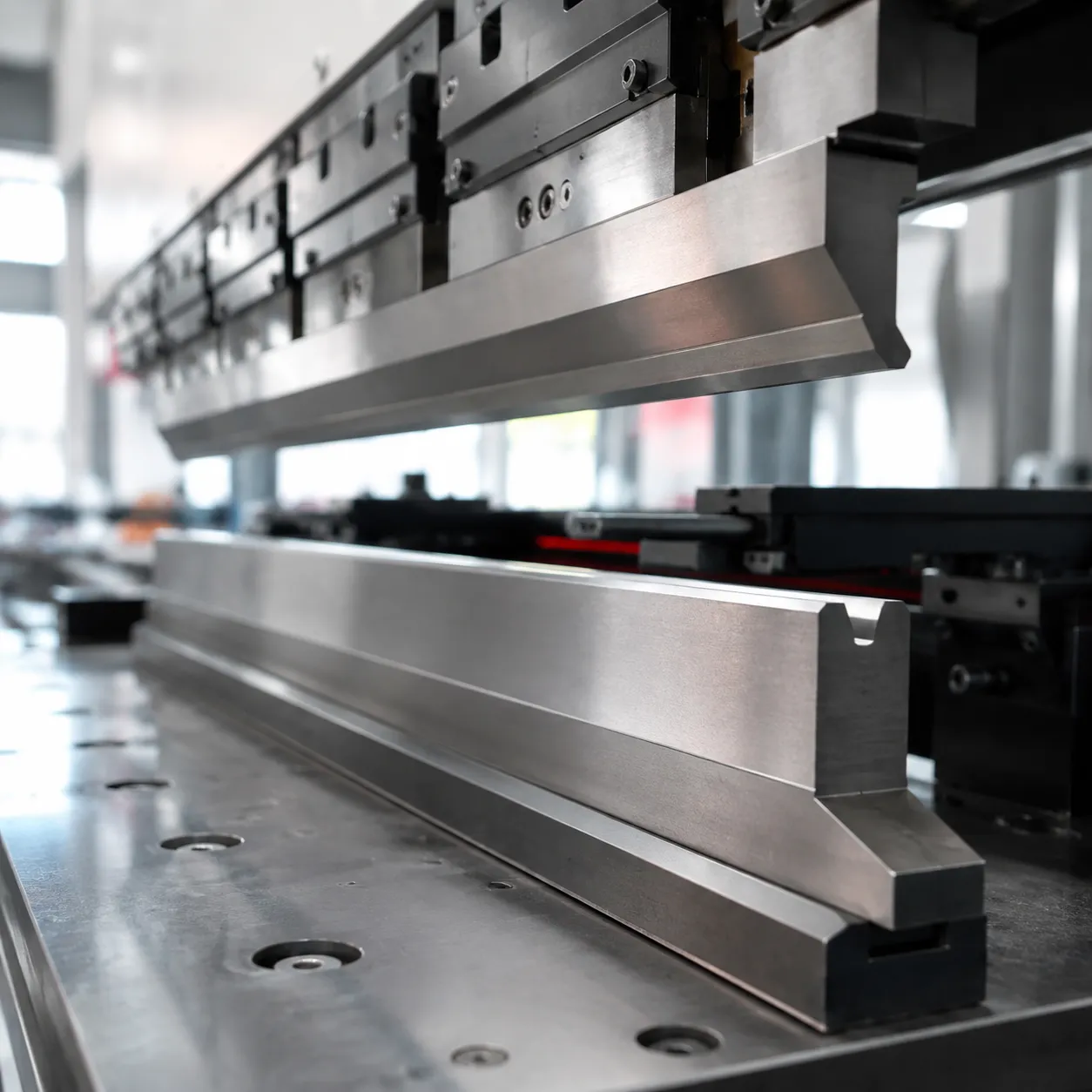 Precision hardened press brake die for aluminum