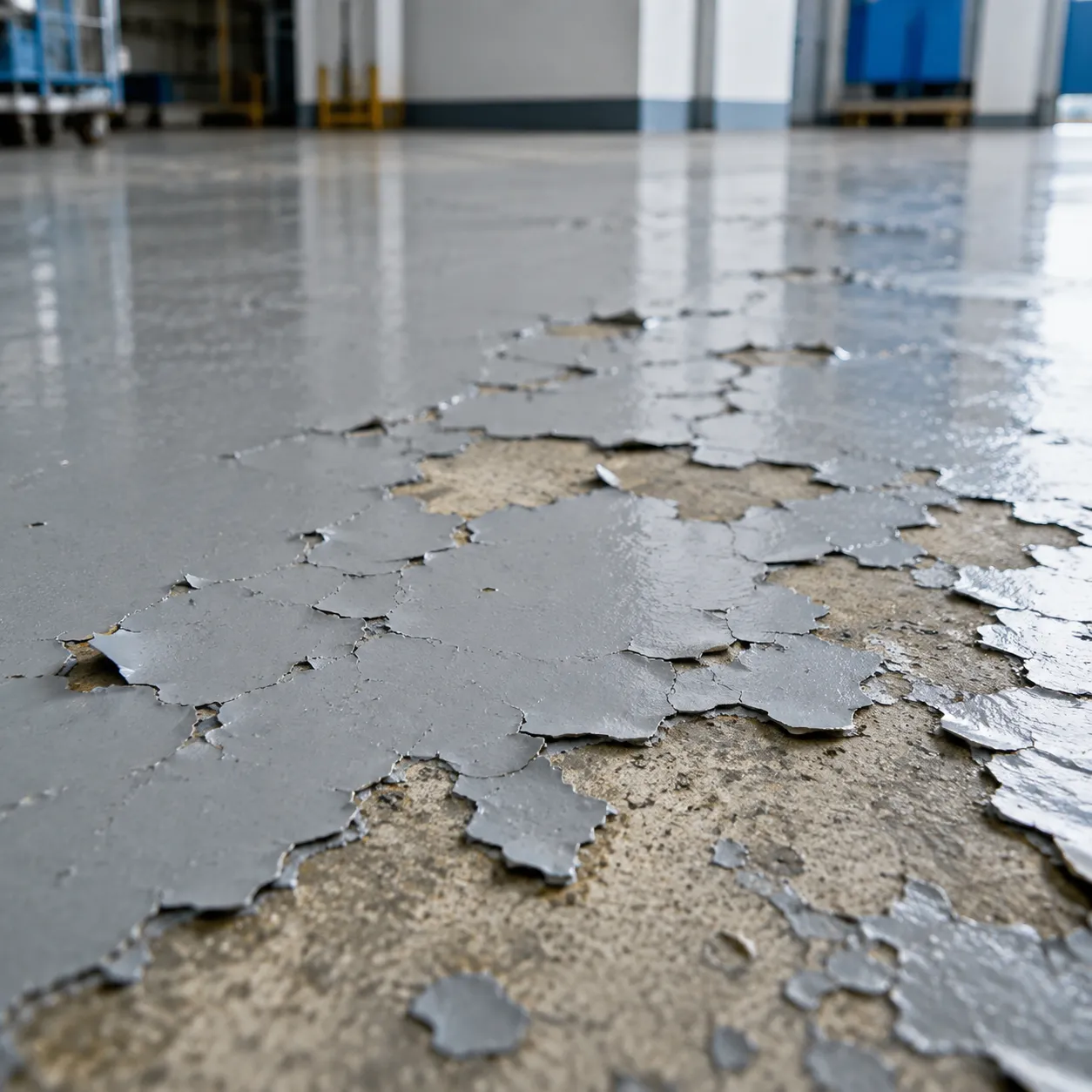 Epoxy Floor Peeling Causes and UV Yellowing Solutions
