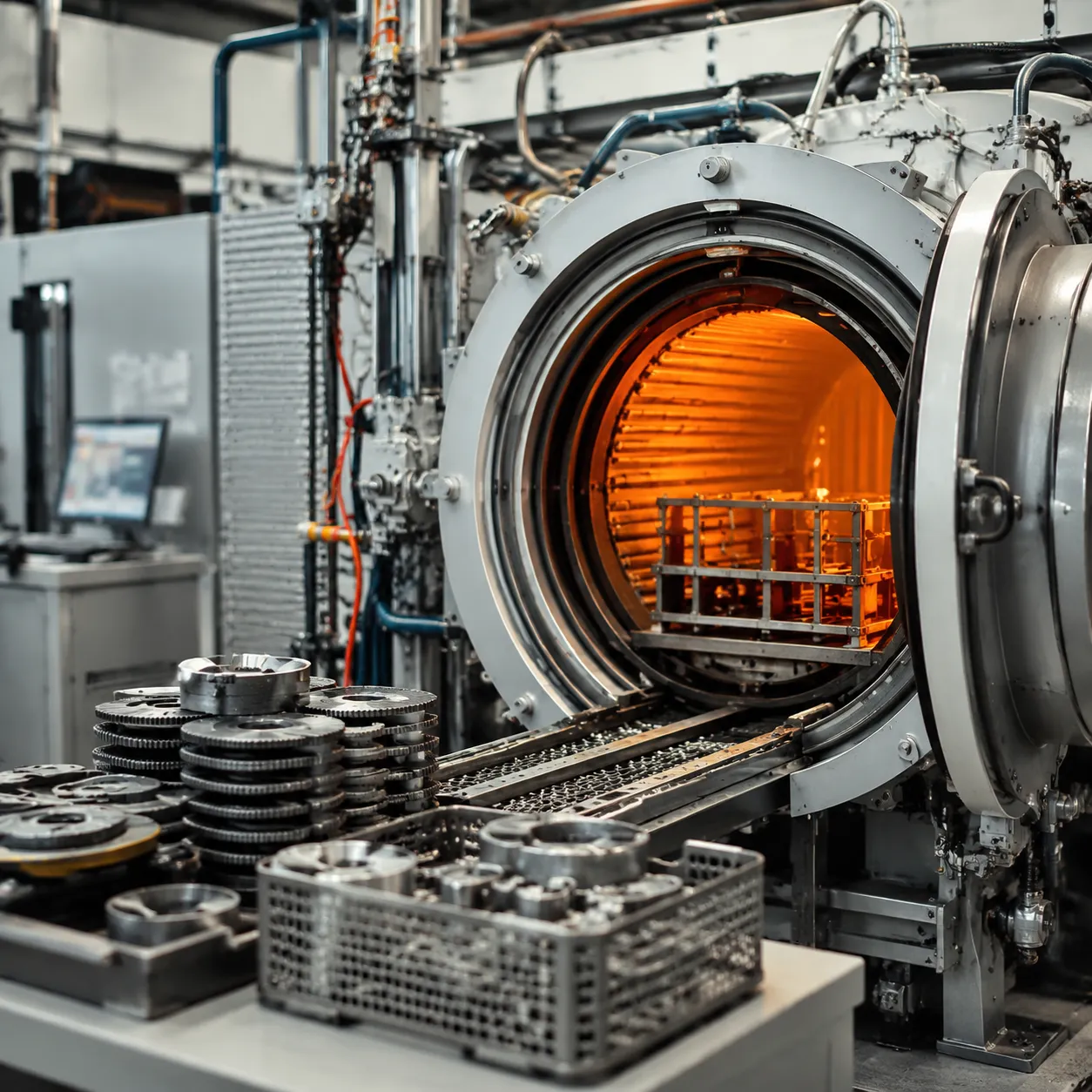 vacuum furnace heat treatment process components
