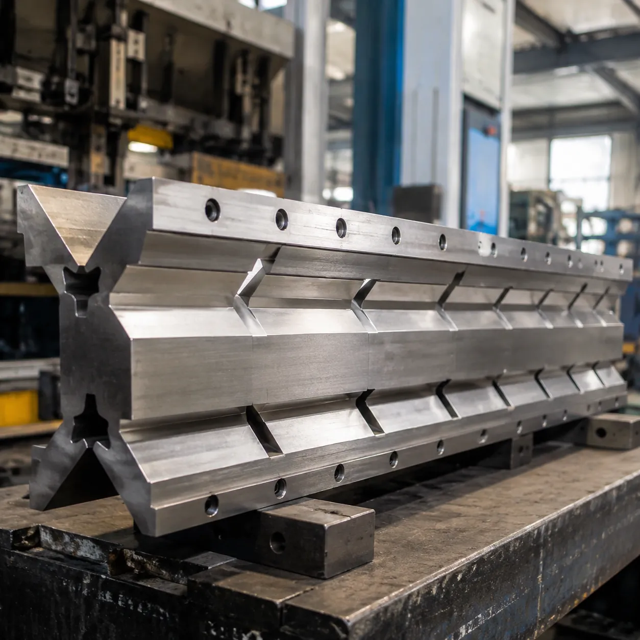 Custom 12 ft 4 way press brake die