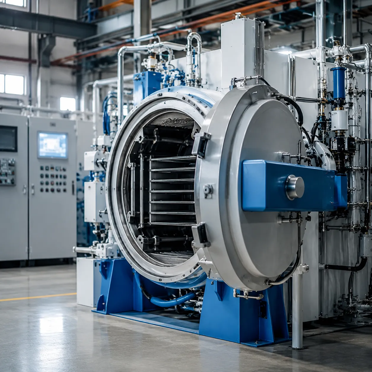 Custom OEM bell jar vacuum furnace