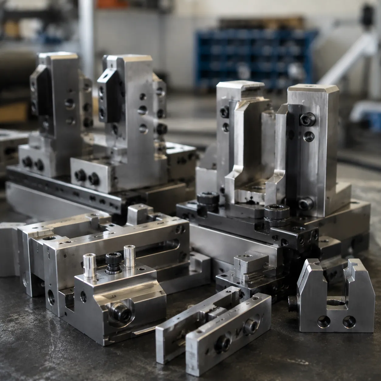 Custom CNC sealing jaws and guide components