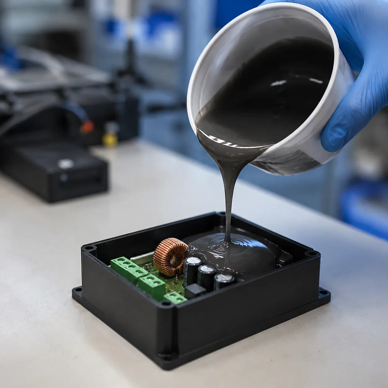Epoxy Potting Compound for Electronics UV Yellowing Guide