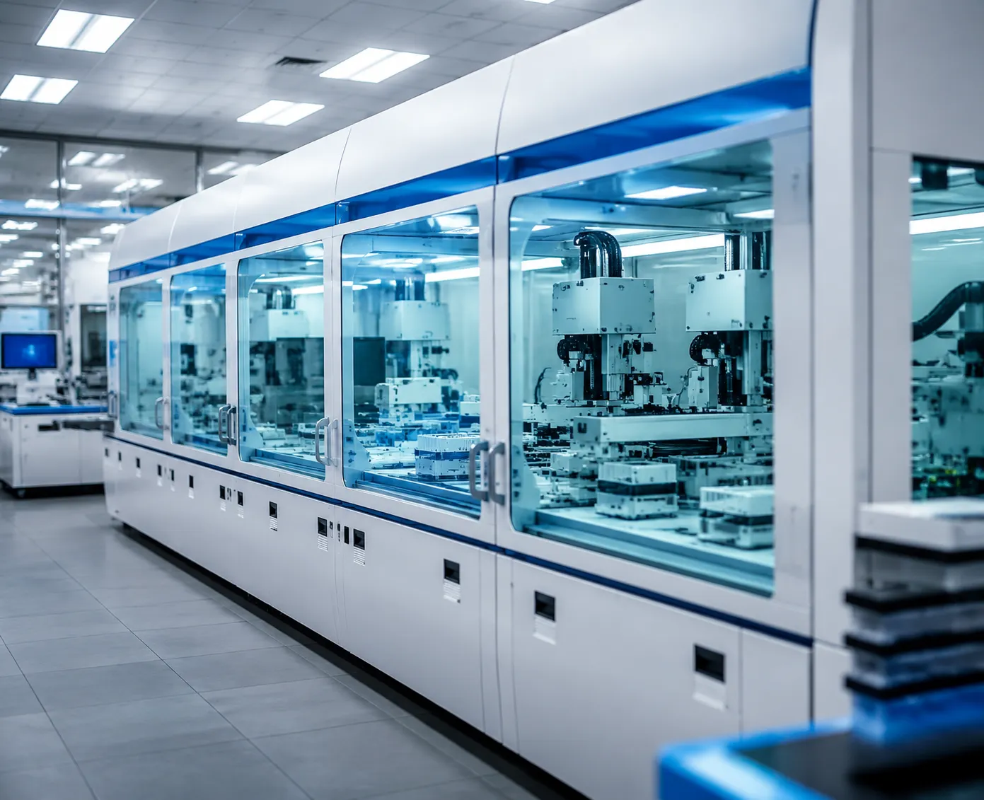 SECS GEM integrated automated wet bench