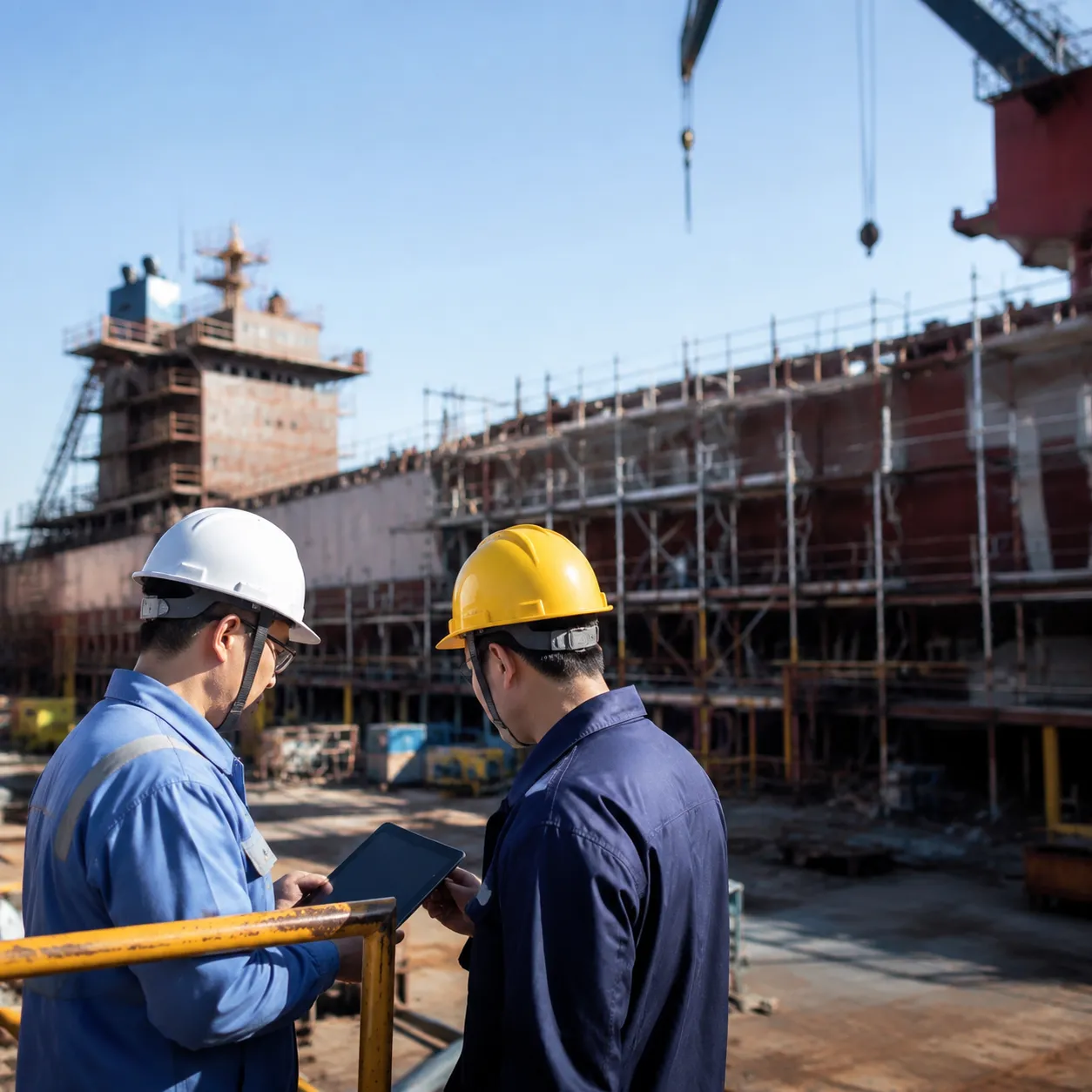 Ship newbuilding supervision yard quality control