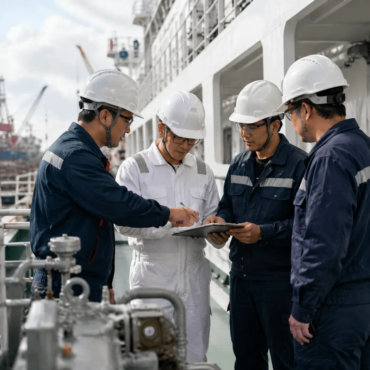 ship newbuilding supervision testing and handover