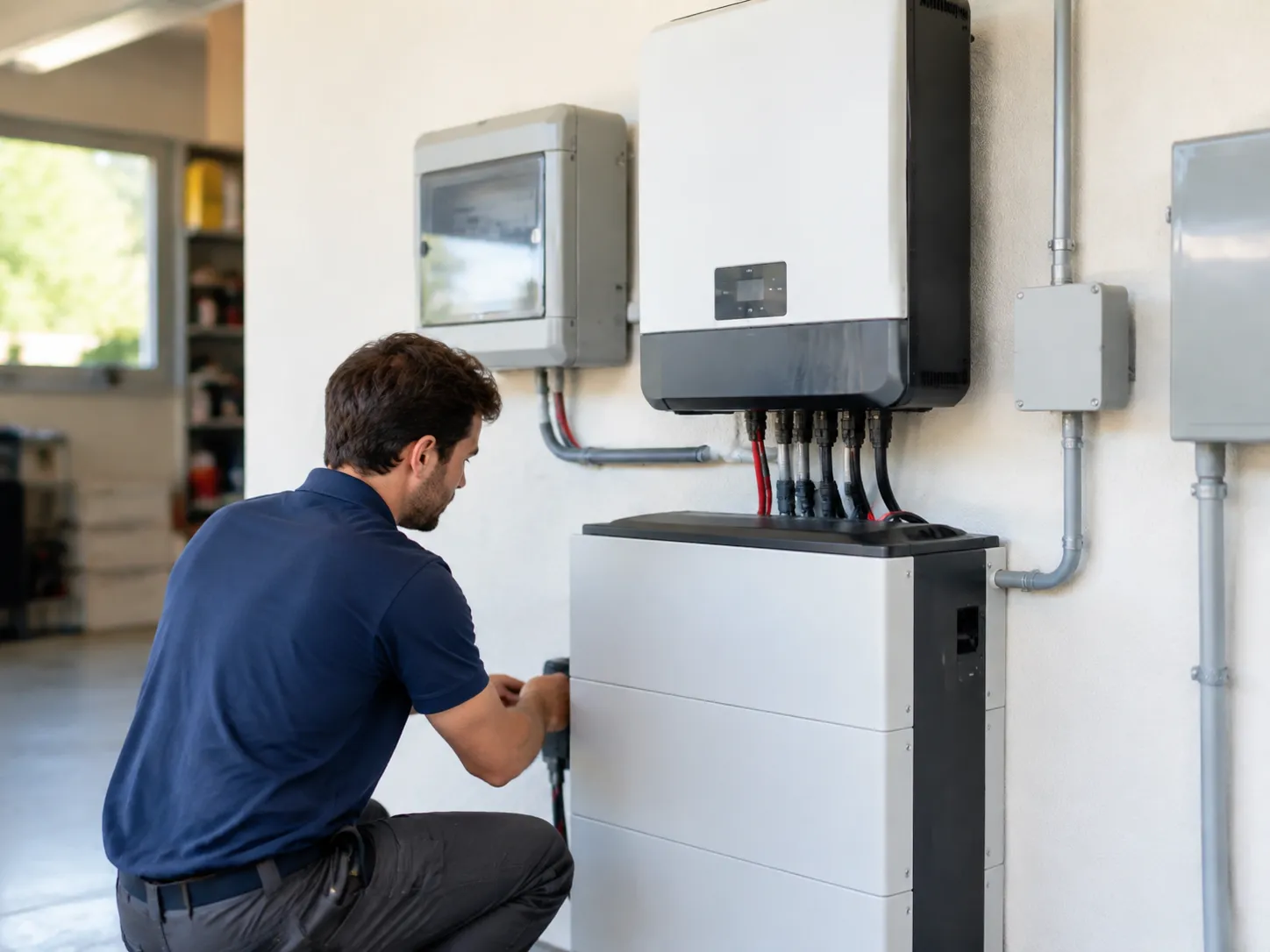 Existing Solar Inverter Battery Retrofit
