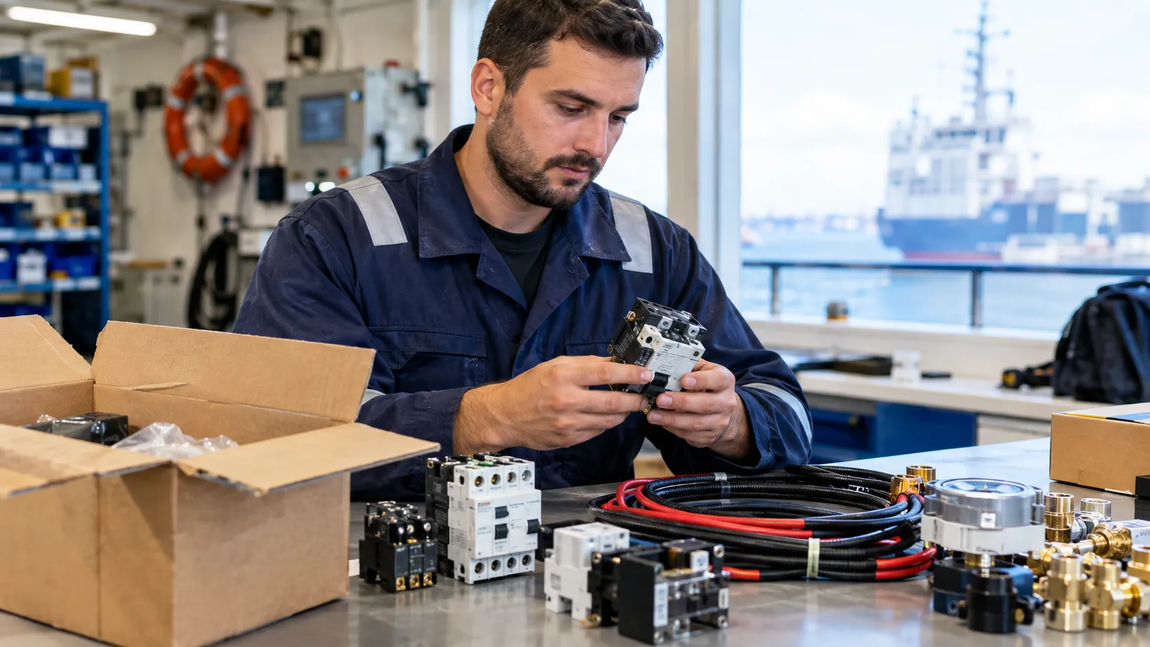 Marine electrical spare parts procurement