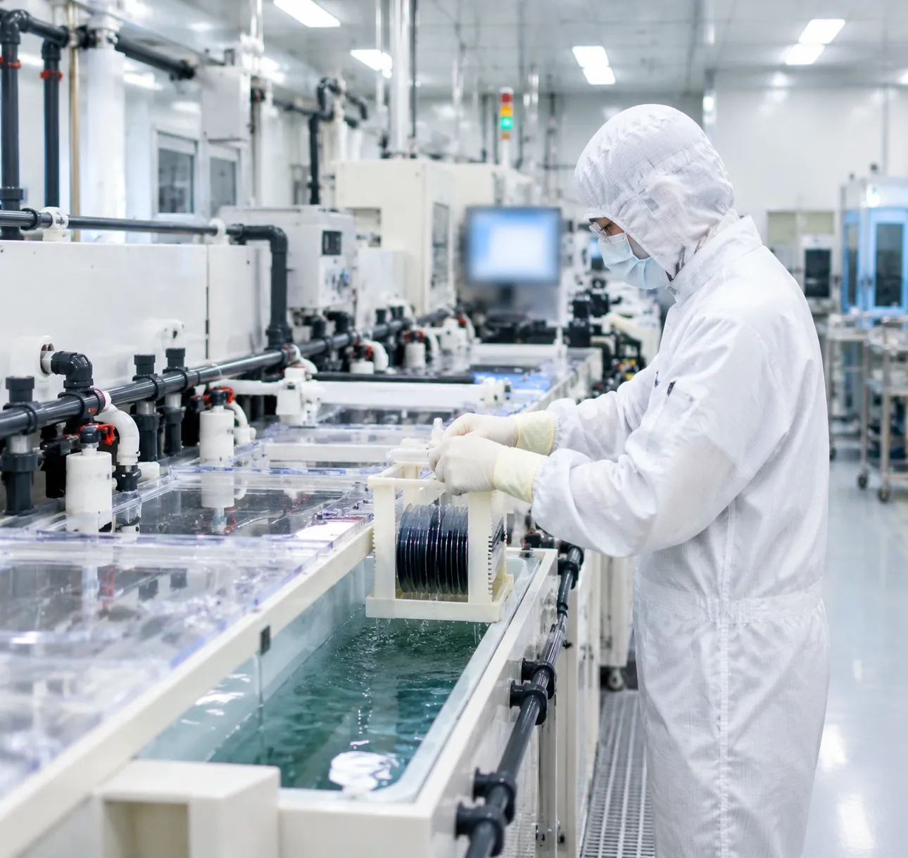 semiconductor fabrication wet station