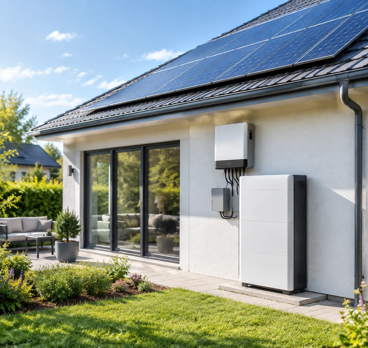 Smart solar PV battery storage