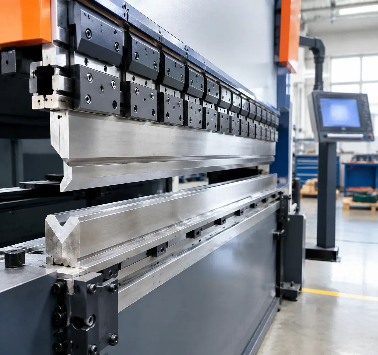 precision hardened press brake v