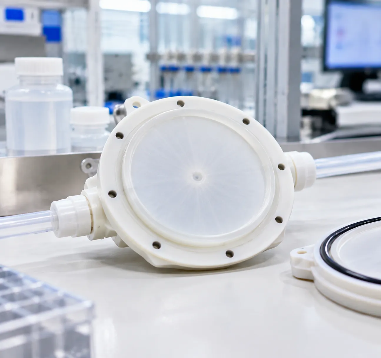 semiconductor wet bench chemical diaphragm