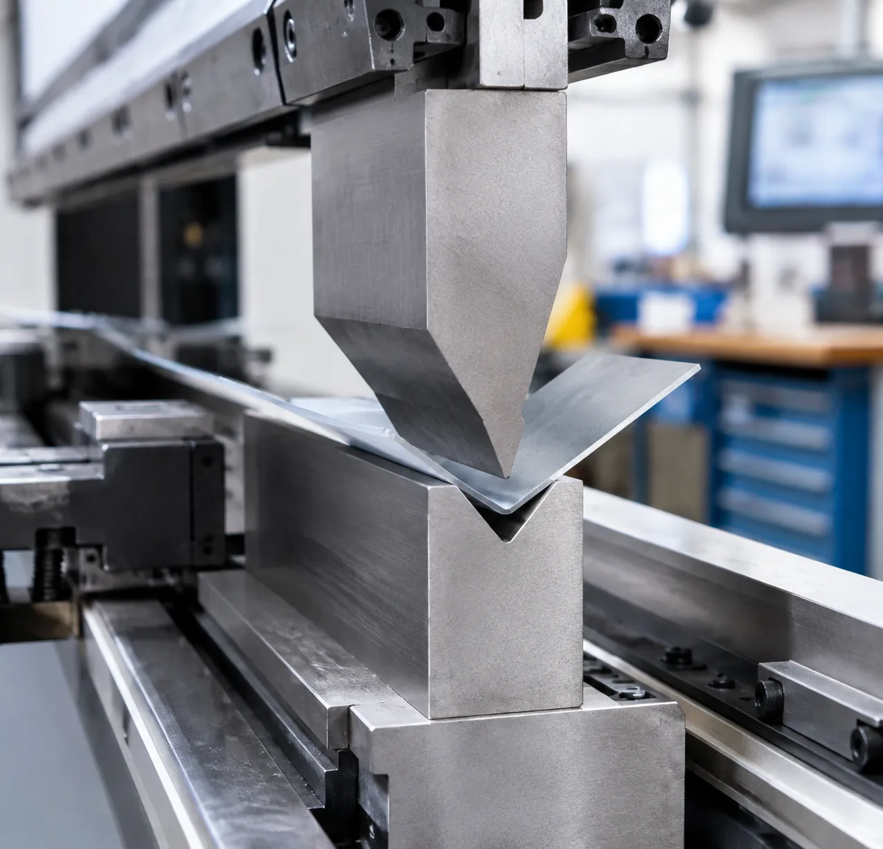 Air bending bottom die opening for 2mm sheet