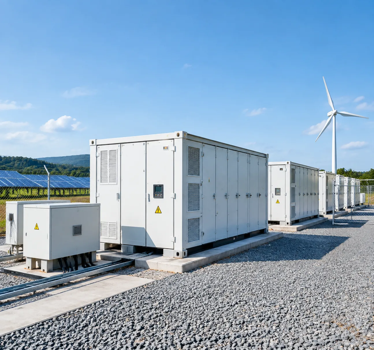 1MW battery energy storage system installation