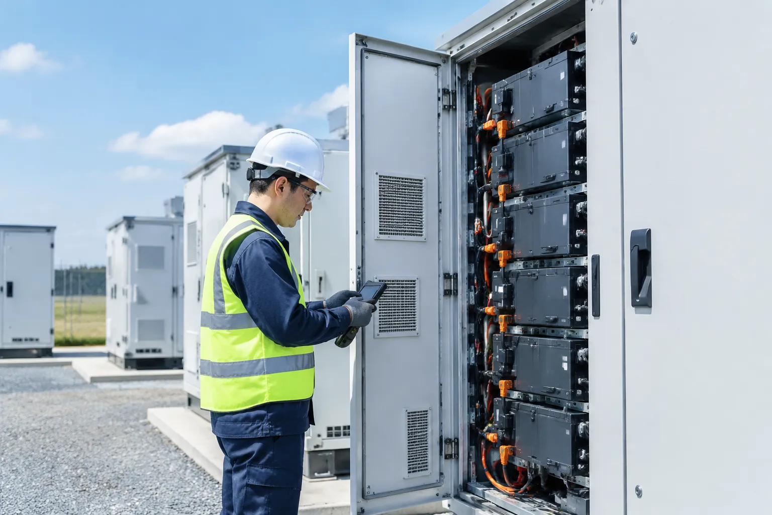 1 MW battery energy storage system maintenance
