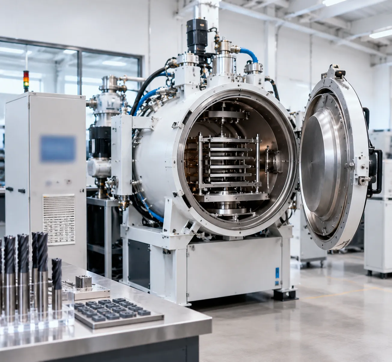 PCD PCBN milling cutter vacuum brazing furnace