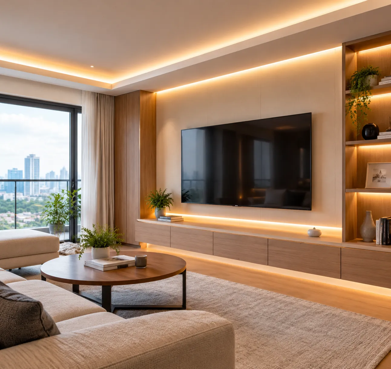 Architectural neon LED strip lighting